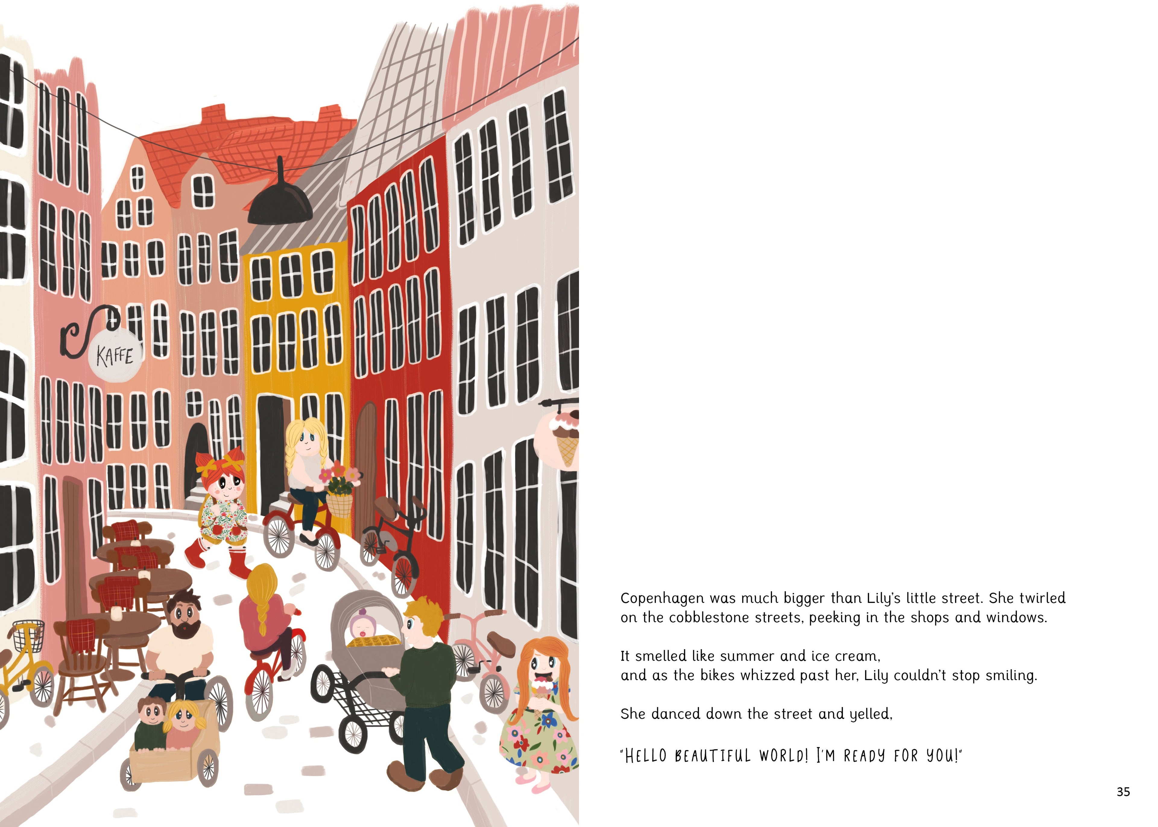 Book - The Adventures of Lily Huckleberry in Scandinavia (with Scandinavia patch)