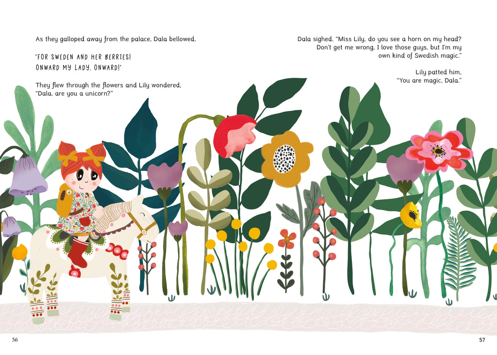 Book - The Adventures of Lily Huckleberry in Scandinavia (with Scandinavia patch)